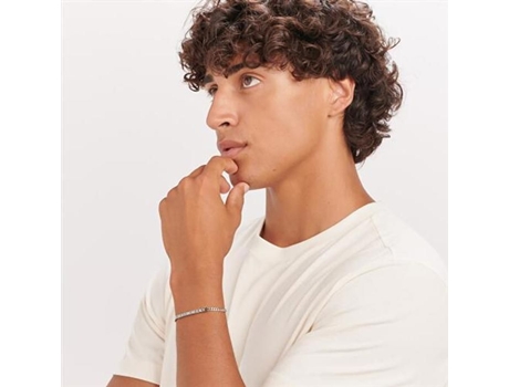 Bracelete Moderno Em Aço Para Homens Spd13 Sagapõ