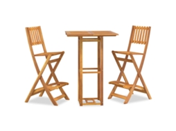 Outdoor Bar Set, Outdoor Bar Sets Vidaxl Marrom Madeira De Acácia (n/a)