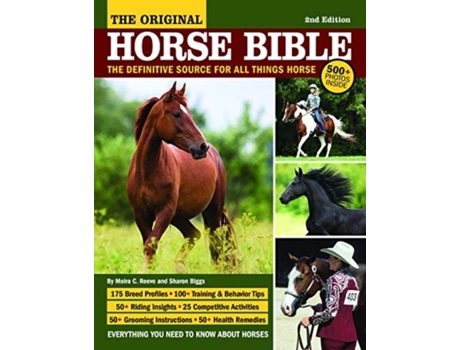 Livro original horse bible, 2nd edition de moira reeve,sharon biggs (inglês)