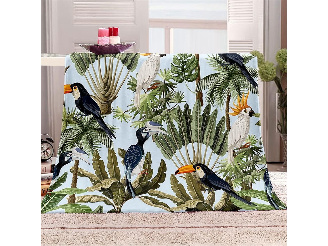 Manta de Flanela Fansu Estampa Animal 3d Quente Macia e Felpuda em Microfibra Ideal para o Inverno Perfeita Ca