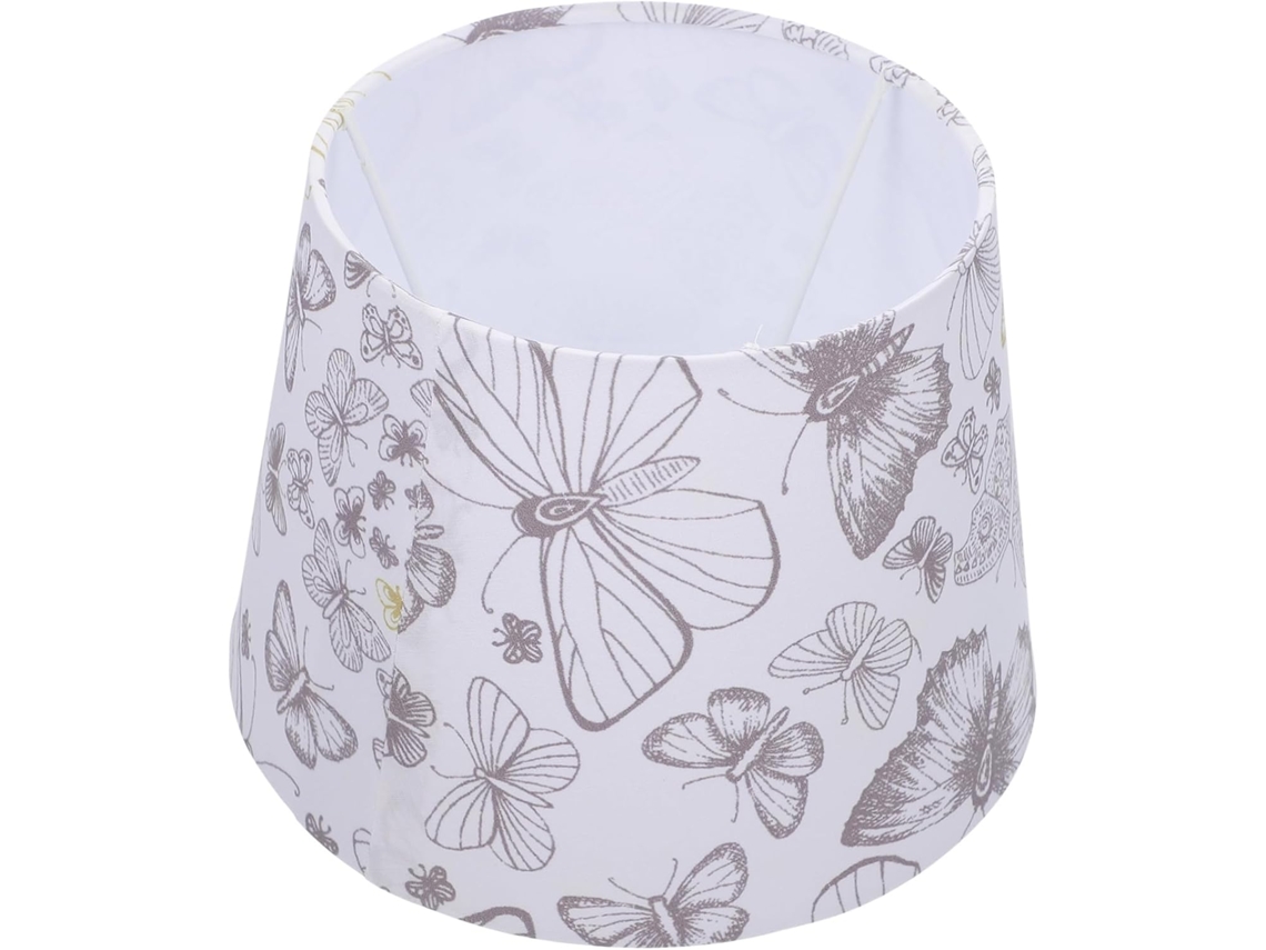Capa Redonda De Tecido Estampado Para Abajur De Mesa, Acessório Moderno Para Quarto.