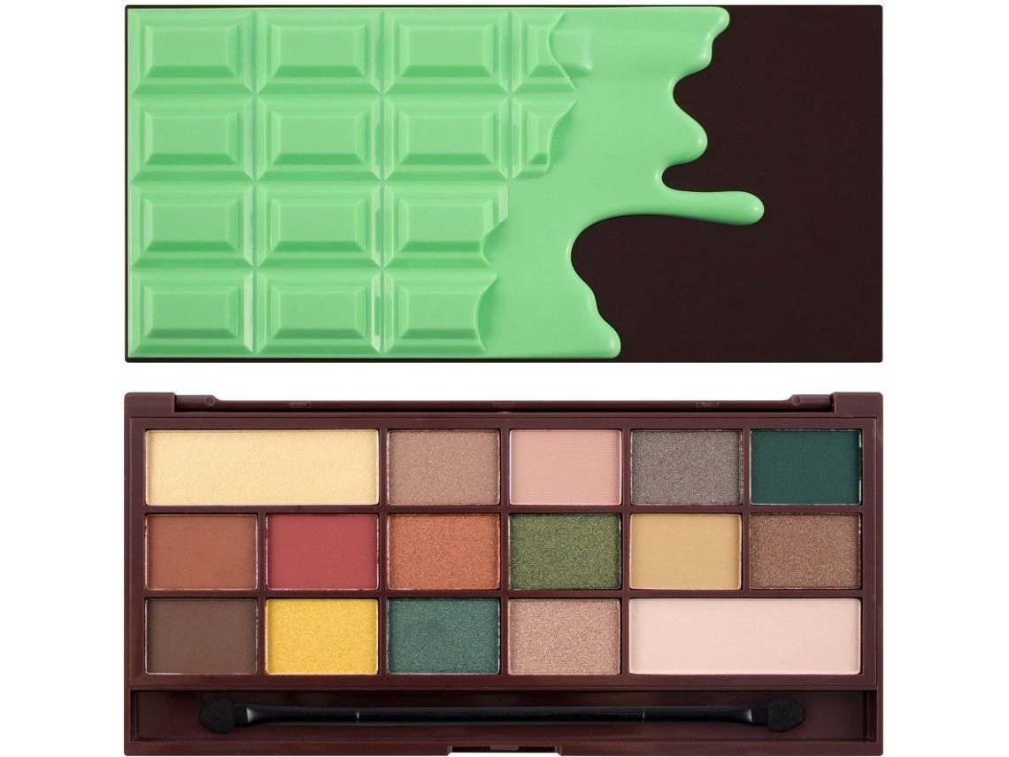Paleta de Sombras MAKEUP REVOLUTION I Heart Chocolate Shadow Mint