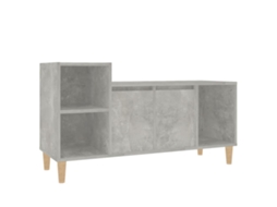 Tv Cabinet, Tv Cabinets Vidaxl Cinzeto Madeira Processada (n/a)