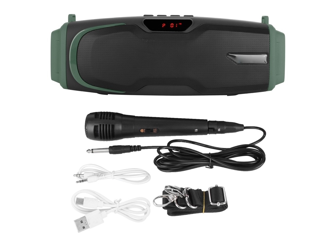 Áudio Bluetooth: Alto volume e graves potentes