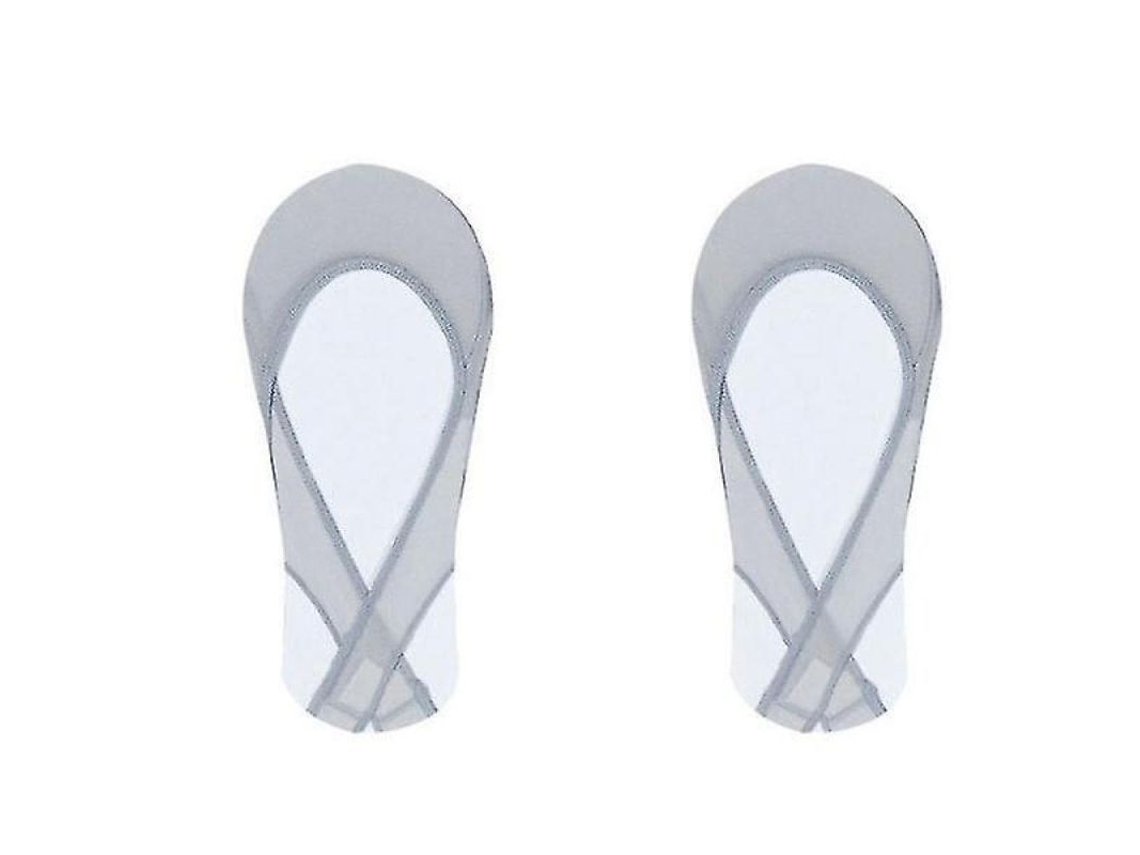 1 Par de Meias Invisíveis de Silicone para Mulher, Verão, Antiderrapantes, Sapatos Altos, Confortáveis e Respirantes