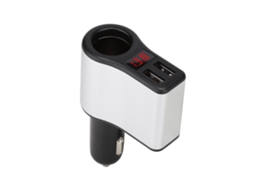 Carregador de Carro LAXISCREED Dual Usb Display