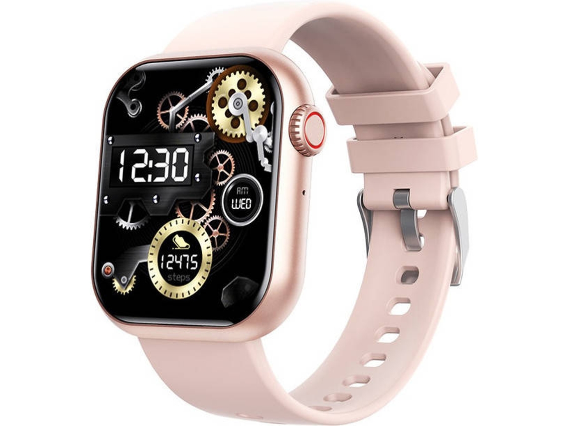 Smartwatch Yizhood F57 1.91 Inch Bluetooth Chamada Ip67 À Prova De Água (android E Ios Rosa)