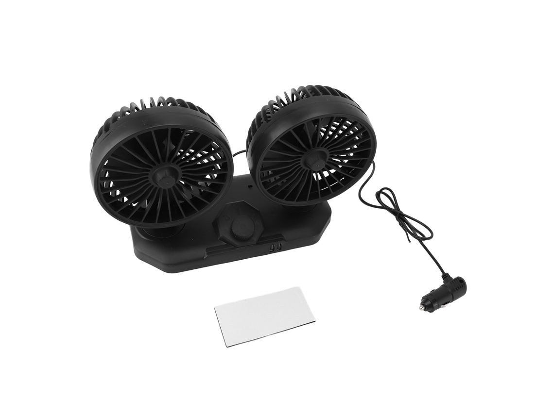 Ventilador portátil para cintura, multifuncional, 3 velocidades, compressão de gelo, cinza escuro S/MARCA