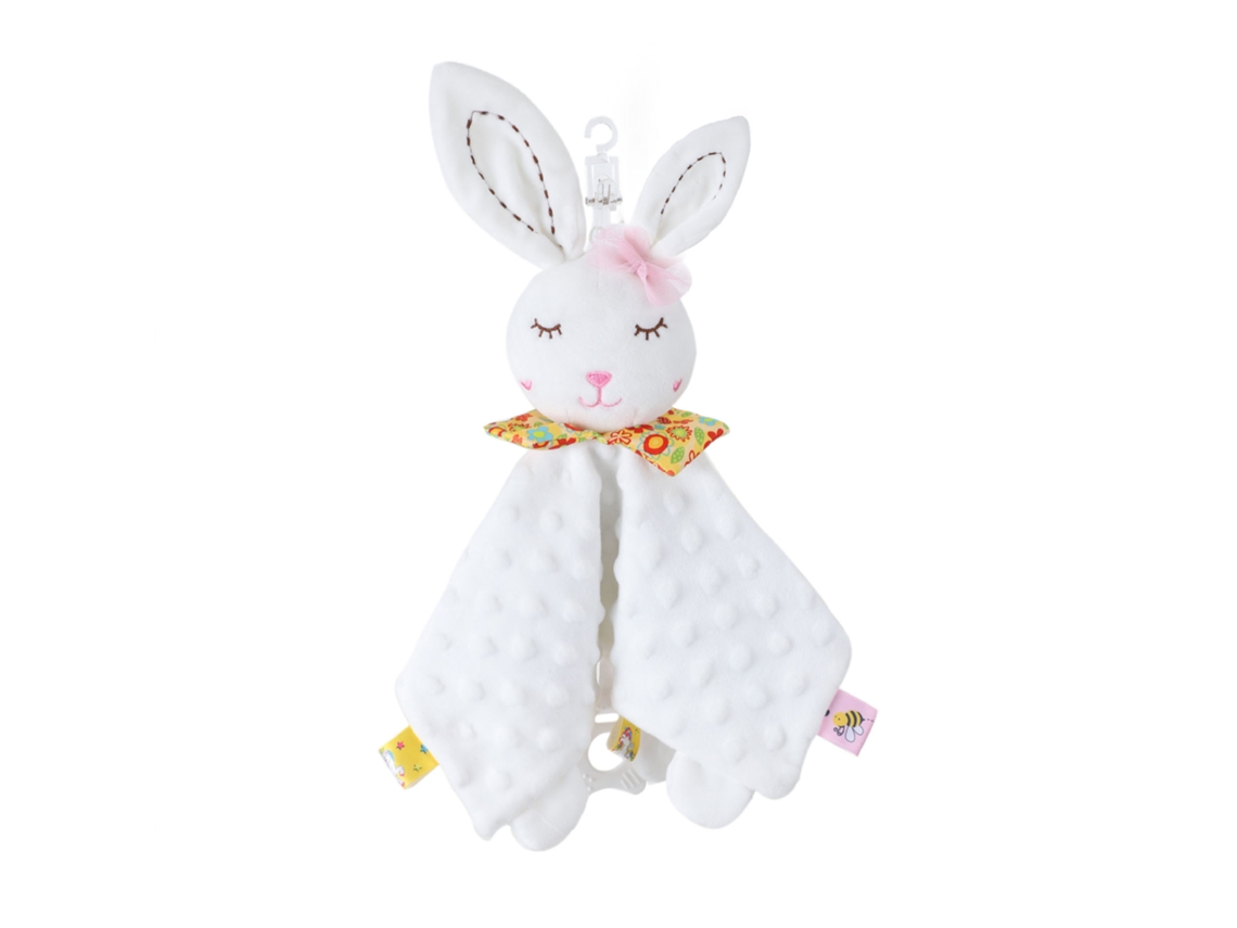 Boneca Reconfortante Em Forma De Animais Para Bebés Meninos E Meninas, 28 Cm (11 Polegadas) Coelho Branco Hexinyigjly
