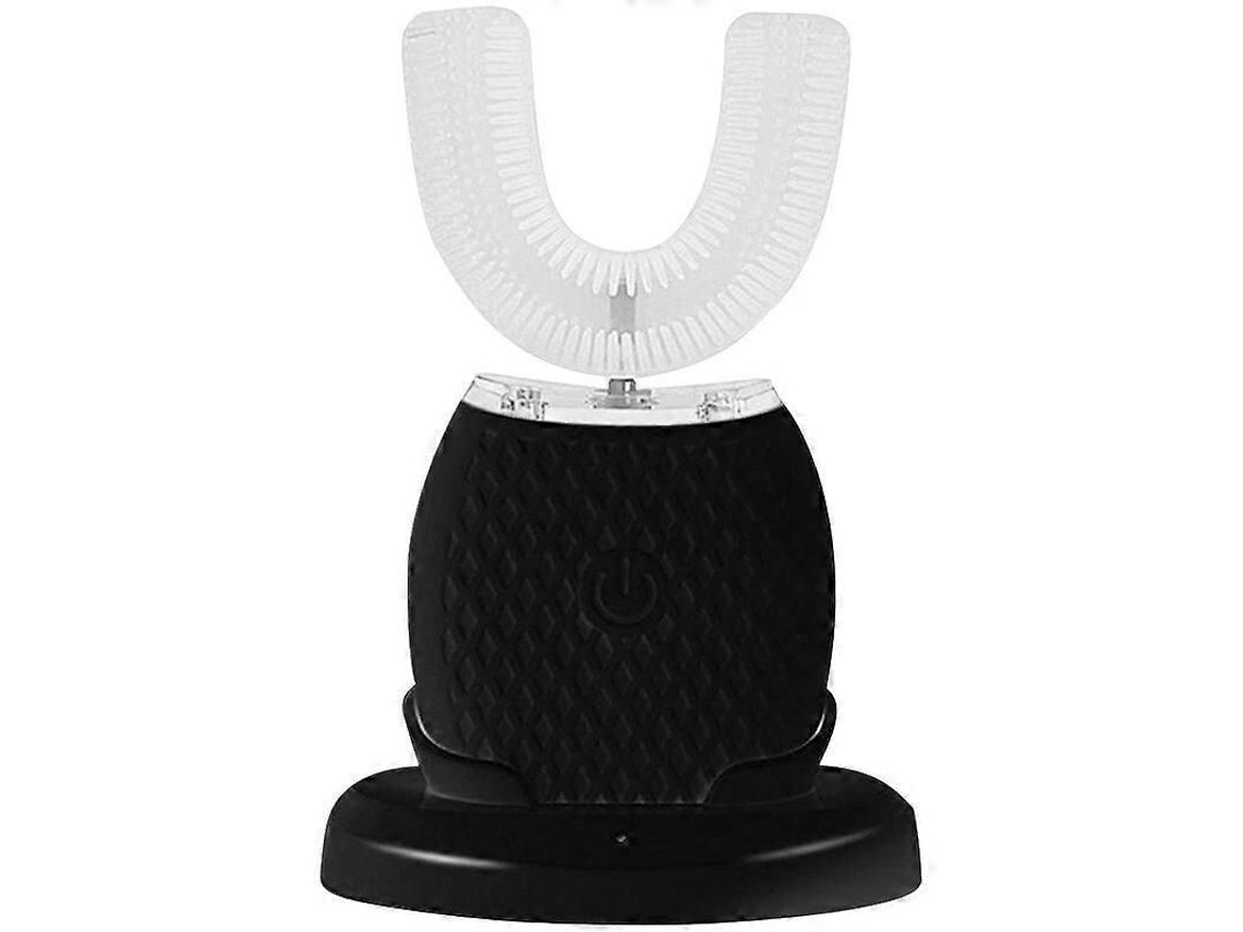 Escova de Dentes Elétrica Sônica em Formato U, Limpeza Bucal 360 Graus, Automática Silicone com Luz Azul Fria para Claream GOKOCO