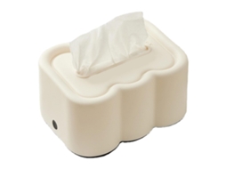 Porta toalhas de Parede Branco Creme S/MARCA Sem Perfuração com Armazenamento Nuvem para Sala de Estar
