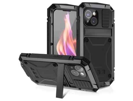 Suporte Casa Quedas Para Iphone 15 Plus R-just Silicone Preto
