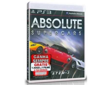 Jogo PS3 Absolute Supercars