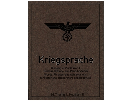Livro Kriegsprache Thomas Houlihan (Inglês)