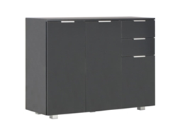 Sideboard, Sideboards Vidaxl Preto Madeira Processada (n/a)