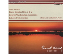 CD Ernst Krenek, Mikhail Korzhev - Piano Sonatas Nos. 16, 17 & 18 (1CDs)