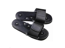 Chinelo Massageador Elétrico Para Terapia Tens, Ideal Usar Com Sapatos, Relaxante Os Pés E Est Imulador Muscular Pa