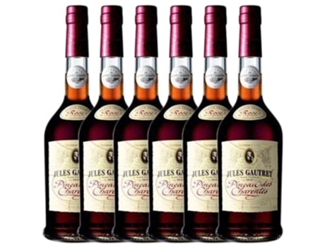 Licor JULES GAUTRET Jules Gautret Pineau Des Charentes Rosé (0.75 L - 6 unidades)