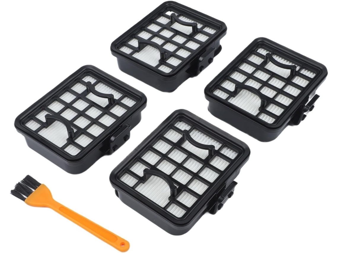 Kit Com 4 Filtros De Reposição Para Aspirador Pó Compatíveis Gas