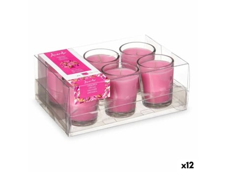 Conjunto de Velas Perfumadas 16 x 6,5 x 11 cm (12 Unidades) Copo Orquídea