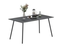 Mesa de Centro para Jardim, 70x53x39 cm, Branco ZENCORE SERVICES