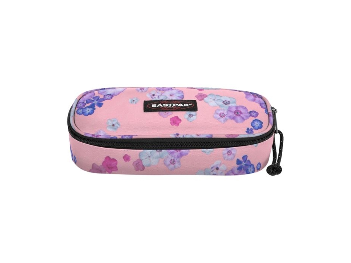 Estojo Eastpak Oval Único - Flor Rosa