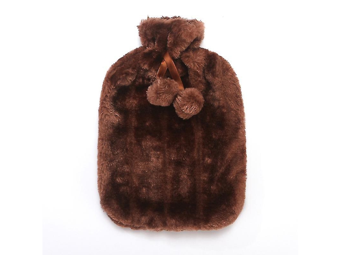 Grande Bolsa De Água Quente De Borracha Natural De 2 Litros Com Capa De Malha De Lã Sintética Quente AQUAFORGE