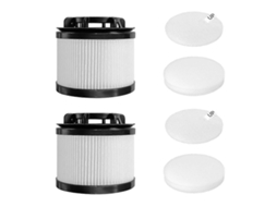 Peças de reposição e acessórios para aspirador de pó Lvac 200: Filtro pré-motor e filtro pós-motor.