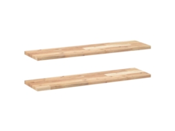Floating Shelf, Floating Shelves Vidaxl Marrom Madeira De Acácia (100 X 20 X 2 Cm)