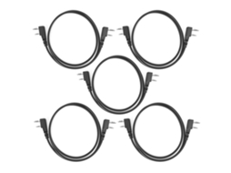 5pcs Cabo De Clonagem K Heads Para Rádio De Dois Way Acessórios 2 Pin