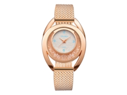 Relógio de Pulso Feminino Simples Yolako com Movimento de Quartzo Azul Claro
