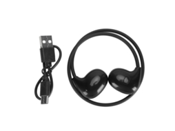 Mali fones de Ouvido Sem Fio Bluetooth V5.3 Edr de Condução Aérea Open Ear para Corrida Treino Ciclismo Preto
