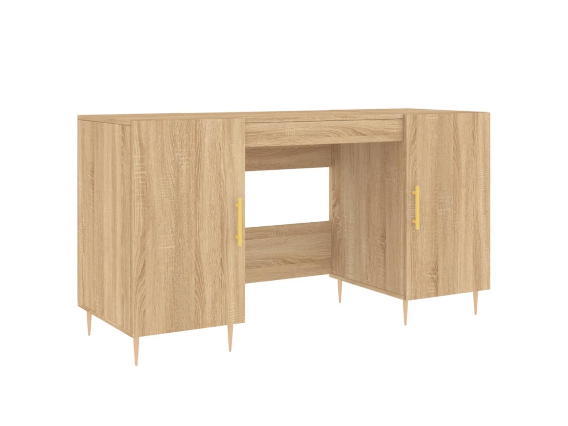 Desk, Desks Vidaxl Marrom Madeira Processada (n/a)