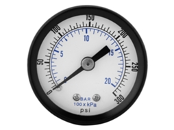 Manômetro Mini Para Combustível Ar Óleo Água 0-20bar 1/8" Bspt