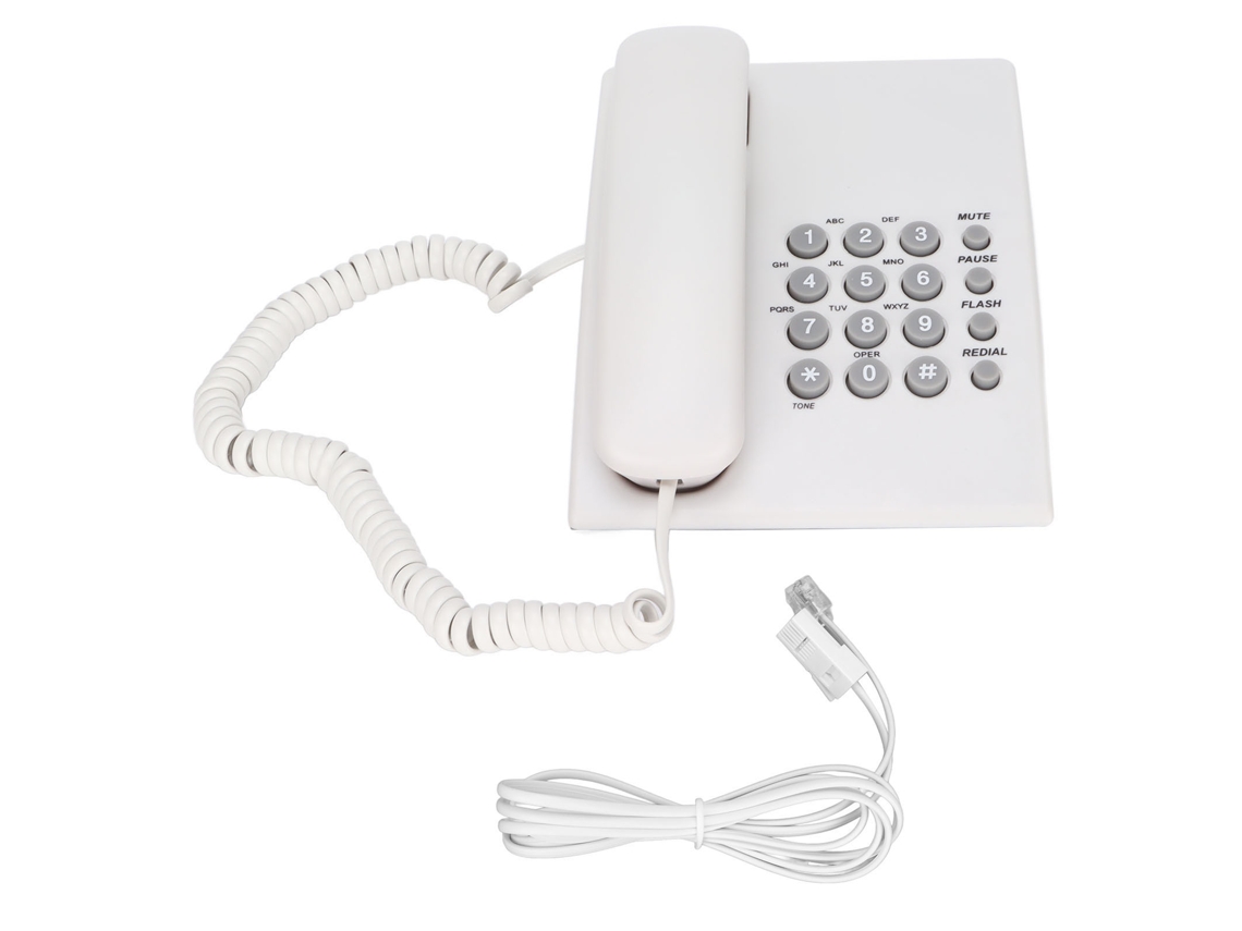 Telefone Fixo de Mesa EOOCOO (para hotéis, residências, escritórios)