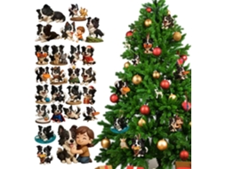 Calendário Do Advento, Miniaturas 2d De Cachorros Em Acrílico Para O Do Com Contagem Regressiva De Fofos