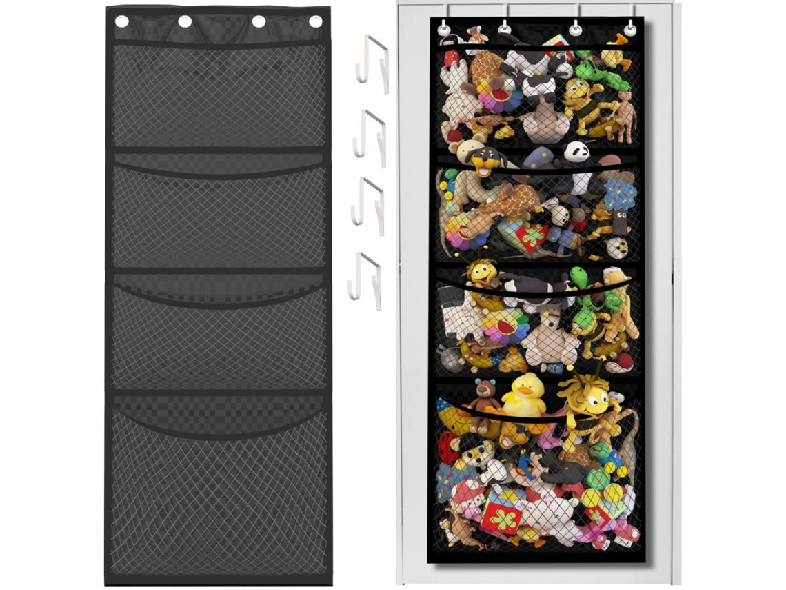 Armazenamento De Animais De Pelúcia Organizador De Porta Para Animais De Pelúcia Aquaforge