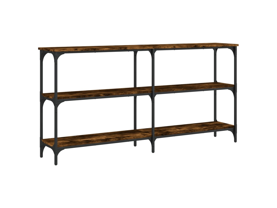 Mesa Consola MAISON EXCLUSIVE em Derivados de Madeira Carvalho Fumado (150x29x75 cm)