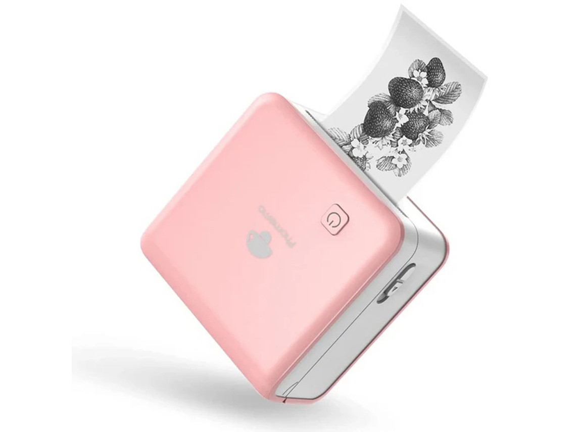 Impressora - M02 Pro Inglês - Rosa (acompanha 1 rolo de papel 53mm*1,5m)