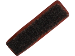 Escova de limpeza com crina de cavalo e cabo de madeira, multiuso para arrancar ou remover pelos.