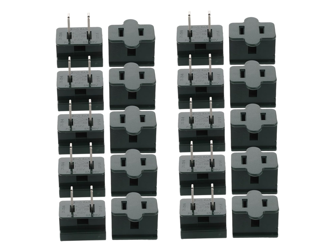 20 Peças Set Adaptateurs Prises Mâle Femelle SFUSHOS