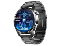 Smartwatch F400 com tela de 1,55 polegadas, suporta ECG, medição de oxigênio no sangue, glicemia e mais de 150 modos esportivos. Ly Ebike