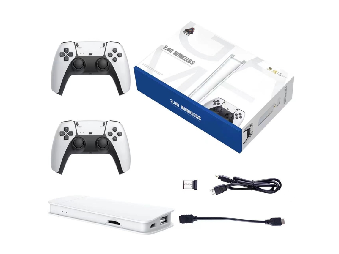 Console de jogos retrô com 2 controles sem fio e HDMI 4K para TV com mais de 40.000 jogos Brilvibera