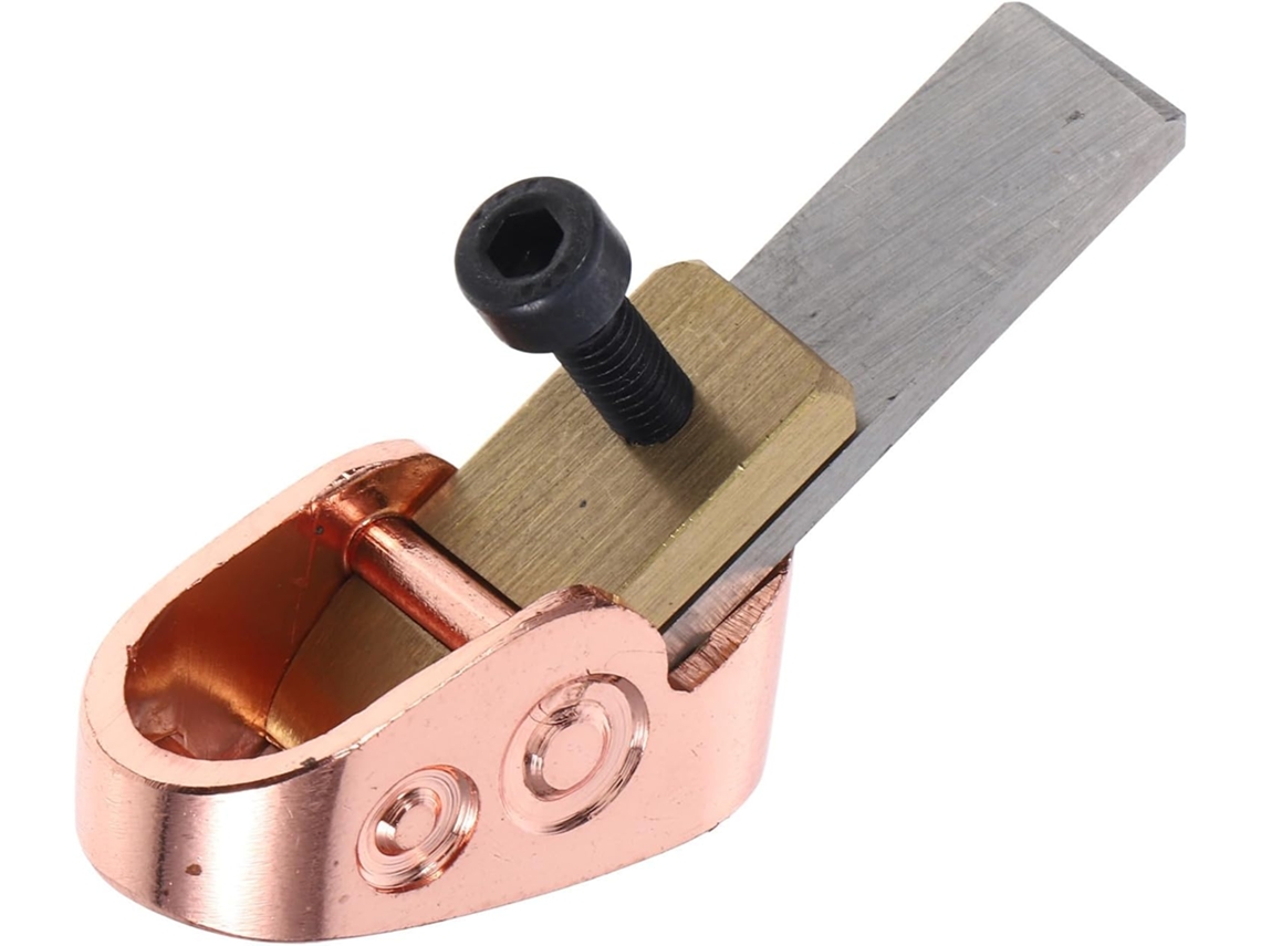 Plaina manual pequena em latão e aço para luthiers (S)