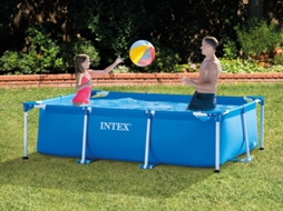 Piscina De Jardim Com Estrutura 260 X 160 X 65 Cm 2 Em 1 Intex 28271