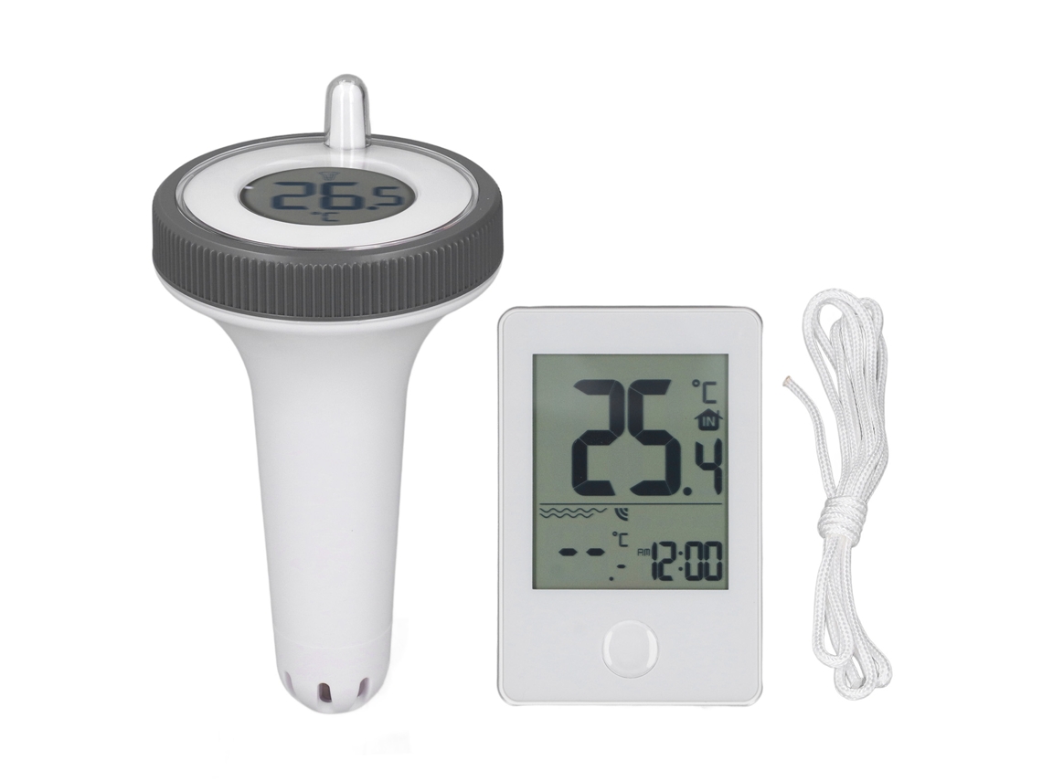 Termômetro Sem Fio para Piscina com LCD e Precisão 0.1℃ | S/MARCA