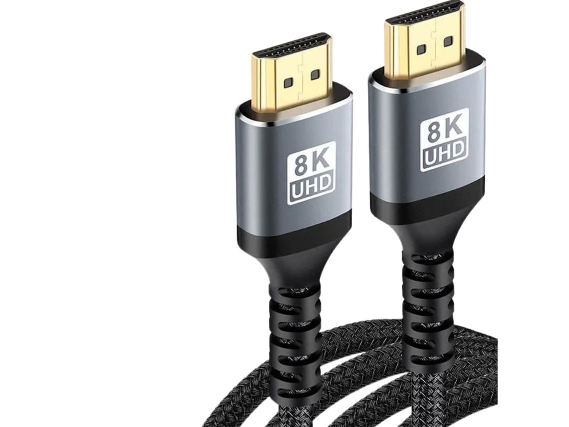 Cabo Hdmi 2.1 48gbps 8k@60hz 4k@144hz 1080p@240hz 3 Metros*