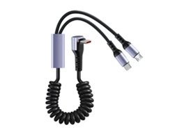 Lurelia Cabo De Carregamento Micro Usb Para Usb-c, 66 W, 2 Em 1, Telemóveis, Rápido
