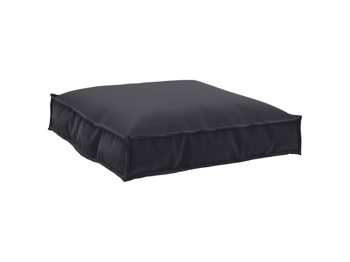 Vidaxl Almofada Tecido Oxford Preto 70 X 70 X 12 Cm