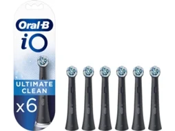Recarga Escova Eléctrica Oral-B iO Ultimate Clean Preta (6 unidades)